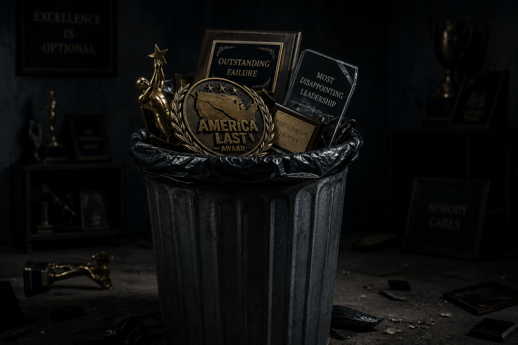 Donald Trump Wins Posthumous “America Last&nbsp;Award”