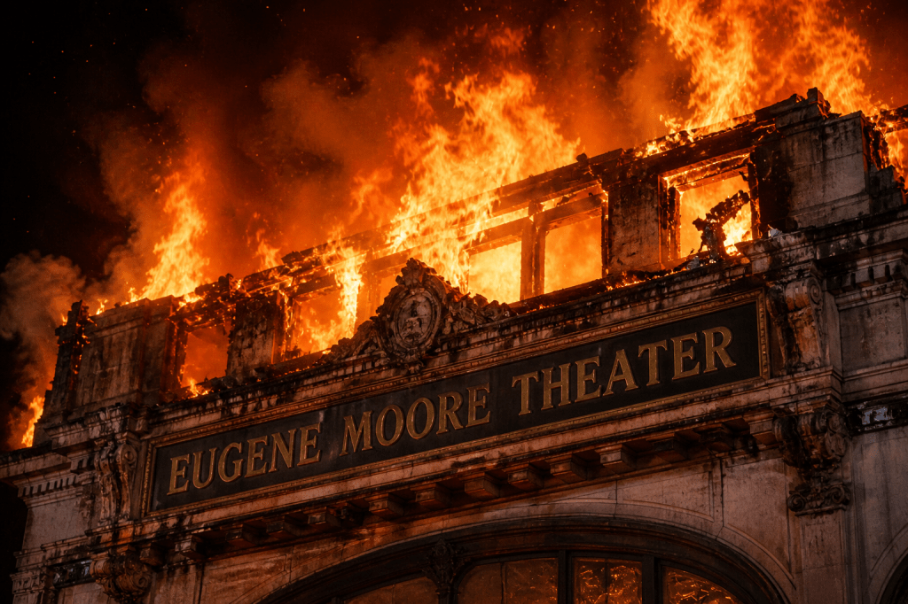 Electrical Blaze Shuts Down Eugene Moore&nbsp;Theater